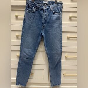 AGOLDE Nico High Rise Slim Raw Hem Jeans style A093D-1255, size 27